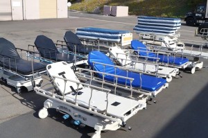 Hill Rom P8005 Transtar Gurney Stretchers for Sale