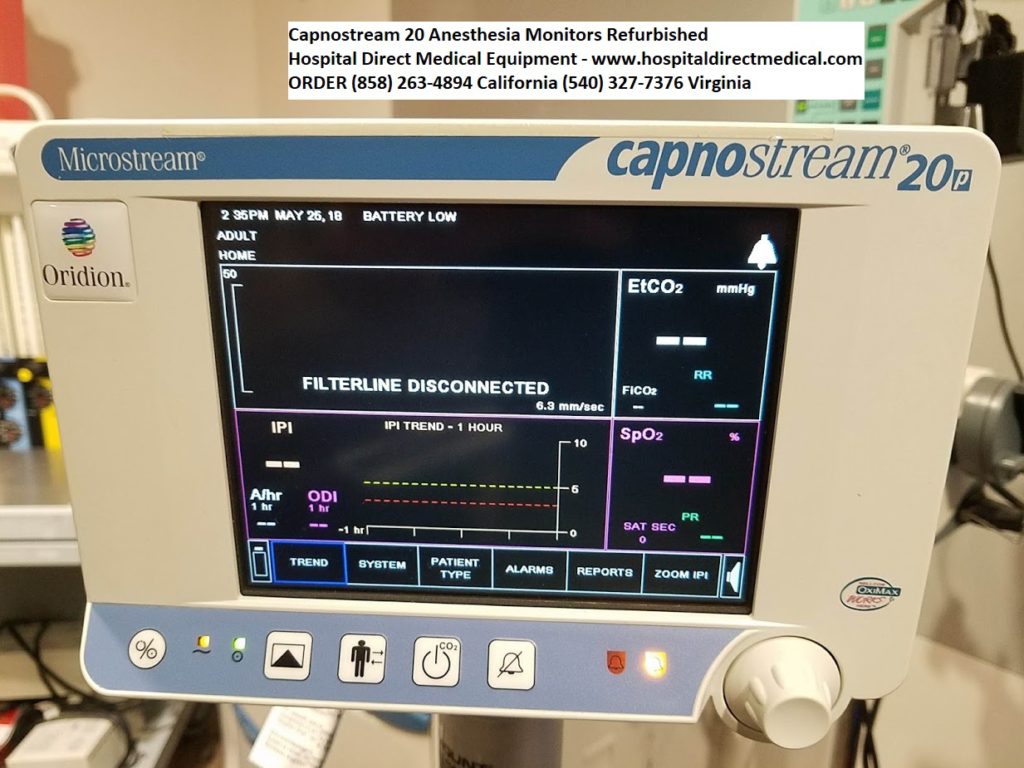 Capnostream 20 anesthesia monitor 
