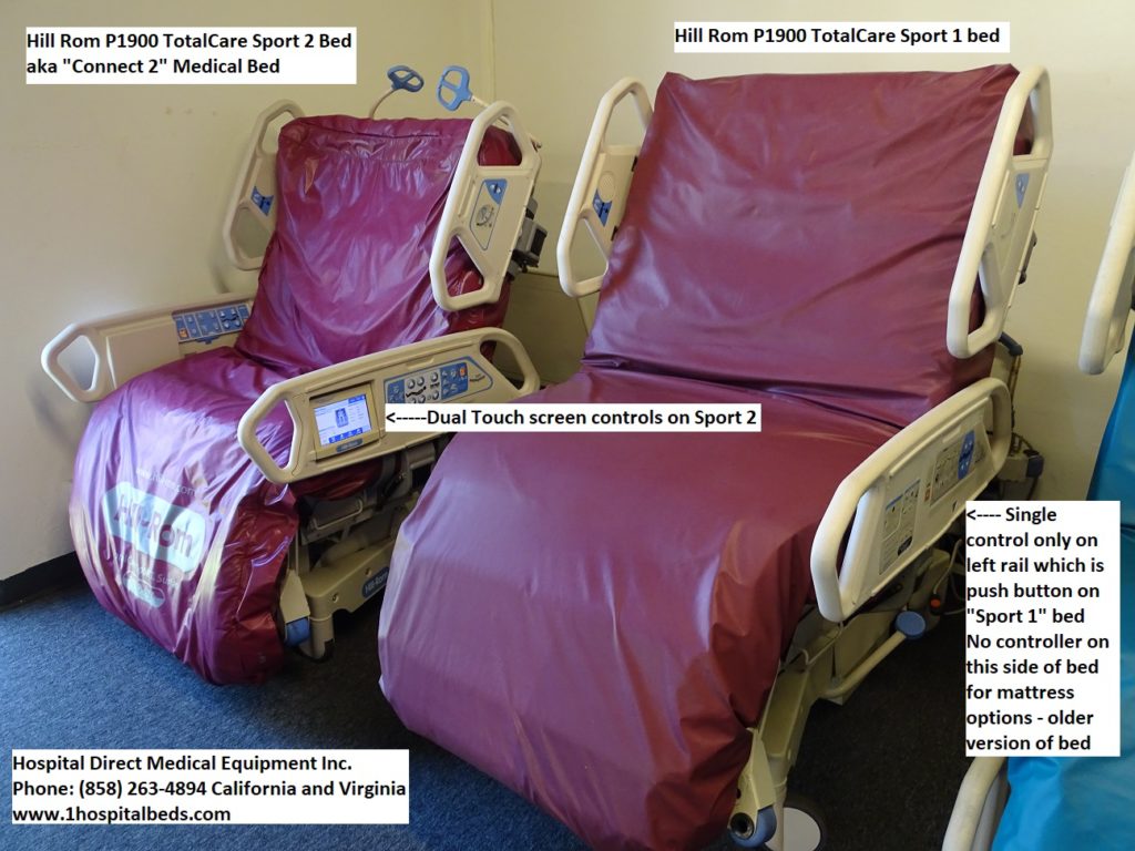 Hill Rom P1900 TotalCare Sport 1 and Sport 2 beds